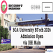 SOA University Opens BTech Admission 2026 via JEE Main; Apply @soa.ac.in